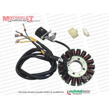 Mondial Drift 125 L Stator, Sargı